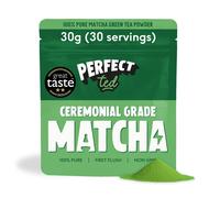 PerfectTed Organic Matcha Powder, Ceremonial Grade Japanese, 30g (30 Servings), Perfect for Lattes & Smoothies | Premium Matcha Fuel | with L-Theanin