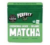 PerfectTed Organic Matcha Powder, Ceremonial Grade Japanese Matcha | Organic Green Tea Powder for Lattes, Smoothies & Baking | L-Theanine | Antioxidants | Vegan | Gluten-Free | 30g