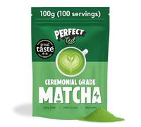 PerfectTed Original Matcha Powder, Ceremonial Grade Japanese, 100g (100 Servings), Premium Stone-Ground Green Tea, Perfect for Lattes & Smoothies | with L-Theanine | Antioxidants | Vegan | Gluten-Free