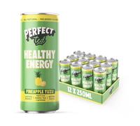 PerfectTed Pineapple Yuzu Matcha Energy Drinks 12x 250ml