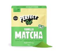PerfectTed Vanilla Bean Matcha Powder, Ceremonial Grade, 75g (30 Servings), Perfect for Lattes, Smoothies & Baking | with L-Theanine | Natural Flavour | Vegan