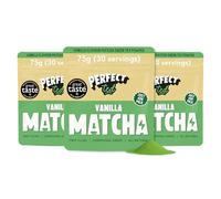 PerfectTed Vanilla Bean Matcha Powder, Ceremonial Grade Japanese, 3 x 75g (90 Servings) Bulk Pack, Premium Matcha Fuel | Vegan | Gluten-Free