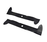 PerfektGarten 2 x 46 cm 18 inch Blade Set for Husqvarna CTH130 CTH135 CTH150 CTH155 CTH 92 cm 36 inches. Chromium Vanadium Steel Lawn Mower Blades