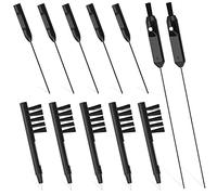 PERFETSELL 12 PCS Hearing Aid Cleaning Kits, Earpiece Earmold Vent Cleaner, Cleaning Brush with Wax Loop and Magnet, Long Hearing Amplifier Cleaning Brush Hearing Aid Cleaner Wire for Sound Tubes