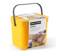 Perfetto Koll. GINO Moist Bin/Organic Waste Hanging Bin 7 Litres Yellow