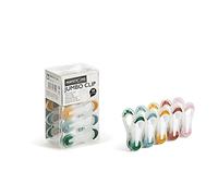 Perfetto Plastic Laundry Gripper Jumbo Clip-Pack of 10 Pieces-Assorted Color, Multi-Coloured, One Size
