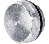 Perfexim 1/2" Inch Bsp Radiator Blanking Bleed Plug Heater Ending Cap Nickel Plated Brass