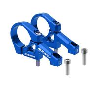 perfk 1 Pair Mountain Bike Stem, 31.8mm Versatile Sleek Parts Downhill Bike Stem, Easy to Install for Outdoor, Blue
