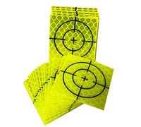 perfk 100Pcs Reflective Tape Survey Targets Measurement Reflector Target Sheets for Ship Inspection Building Construction, 5cmx5cm