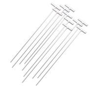 perfk 10x Pigeon Entrance Doors T Trap, Birds Catch Bar, Wire Trap, Door Wire Bar for Birdcage, Lawn Garden Trapping Doors