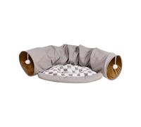 perfk 2 in 1 Cat Bed Play Tunnel Sleeping DEN for Cats Winter Warm Cat Tunnel Cat Tunnel Tube Toy for Ferrets Hamster Dogs Kitten