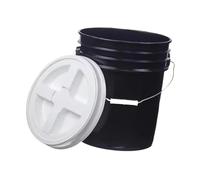 perfk 20L Bucket Pail with Seal Lid Storage Container for Camping Gardening