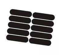 perfk 2x 10x Reflective Stickers Warning Sticker Easy to Apply Versatile Reflective Tape Decals for Running Shoes Jackets