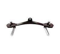 perfk 3 Pieces Adjustable Gym Handle Ergonomic Antislip Reinforcement Back Pull Attachments Accessories Steel Construction Suitable for Home Gym, Medium