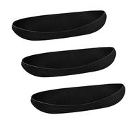 perfk 3 Pieces Trough Planter Liner Hanging Basket Lining Window Box Liners for Vegetables Pot Black Accessory, 36inch