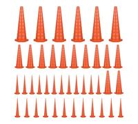 perfk 42 Pieces Hydraulic Oil Service Plugs, Drip Hose Plugs, Multi-Pack, Large, Medium and Small Sizes for The