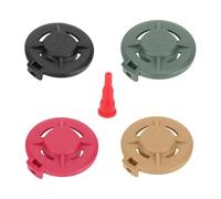 perfk 4Pcs Butanes Gas Cap Accessories Attachment Easy Installation Direct Replace Sturdy Lightweight Nylon Portable, Multicolor