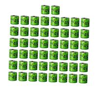 perfk 50Pcs Pigeon Leg Rings Identify Bands Dove Leg Rings Bird Management Tool for Quail, Green