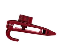 perfk 5Pcs Tarp Clips with Hook Fixed Reusable Heavy Duty Rope Barb Windproof Covers Lock Grip Clamps for Awnings Car Outdoor Camping, Red