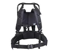 perfk 60kg Heavy Carrying Backpack Frame Aluminum Alloy Nylon Portable Sturdy Rucksack Folding Bag Frame for Equipment Climbing, Black