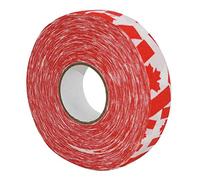 perfk 82ft Ice Hockey Cloth Tape Waterproof Breathable Skipping Rope Comfort Grip Hockey Sock Tape for Pong Racket Pole Training, Maple Red