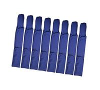 perfk 8Pcs Horse Mane Bags Wraps Easy to Use Protection Covers Sun for Stable Horse Care, Deep Blue