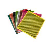 perfk 8x Synthetic Peacock Quill Fly Tying Materials Study Accessory, Realistic Lure Sticker