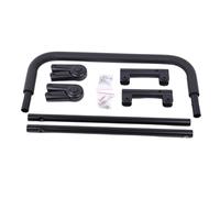 perfk Adjustable Wagon Push Handle Utility Wagon Handle Detachable Universal Practical Easy Install Push Pull Bar Replacement