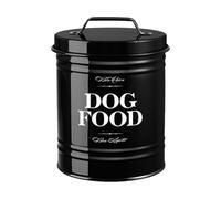 perfk Airtight Container for Dog Food, Storage Container for Dog Food, Treats, for Pets, for The Kitchen Counter, Gifts, Black