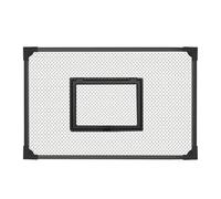 perfk Aquarium Screen, Top Cover, Mesh Net, Self-assembly, Anti-jump Mesh Cover, DIY, Black Aquarium Cover, to Use, 50x30cm