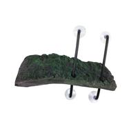 perfk Aquatic Turtle Basking,Climbing Floating Resting Terrace Reptiles Dock for Newts, 28cmx9cmx18cm