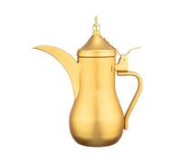 perfk Arabian Style Teapot Arabic Teapot Kettle Housewarming Gift 1.8L Thermal Coffee Pot Vacuum Insulated Coffee Pot Arabic Teapot