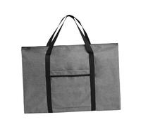 perfk Art Portfolio Bag Document File Organizer Water Resistant Portable Organize Wall Border for Calendar Paints Teaching Material, Gray 8K A3