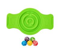 perfk Balance Board, Stability Board, Sensory Training, Non-slip Pedals, Practical Maze, Seesaw for The, Green