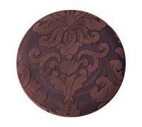 perfk Bar Stool Covers Elastic Bar Round Covers Washable Stool Cushion Slipcover for home and bar Hotel Use, 11-14 Inch Dia Stool, Brownness