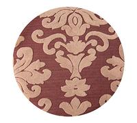 perfk Bar Stool Covers Elastic Bar Round Covers Washable Stool Cushion Slipcover for home and bar Hotel Use, 11-14 Inch Dia Stool, Brick-red