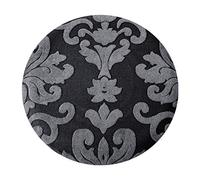 perfk Bar Stool Covers Elastic Bar Round Covers Washable Stool Cushion Slipcover for home and bar Hotel Use, 11-14 Inch Dia Stool, Black