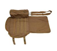 perfk Bartender Tool Bag Roll Up Organizer with Slots and Bands Waxed Canvas with Buckles and Strap Keeps Shakers and Spoons Separated Suitable for Home bar Travel Setup Stations