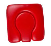perfk Bedside Commode Seat Cushion Thick Sponge Padded,Universal,Soft,Easy Clean Waterproof Toilet Cushion for Bedside Commodes, red