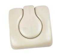 perfk Bedside Commode Seat Cushion Thick Sponge Padded,Universal,Soft,Easy Clean Waterproof Toilet Cushion for Bedside Commodes, Light Yellow