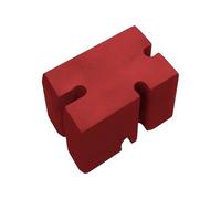 perfk Bench Press Block Adjustable Support Grip Pad Eva Foam Weight Bar Grip Multiple Angle Board Press Block Suitable for Fitness Workout Gym Training, Red