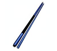 perfk Billiard Cue Fiberglass Pool Cue Two Piece Design With Metal Joint And Layered Leather Tip For Controlled Consistent Feel suitable for home game rooms community centers, Blue, 13.0MM