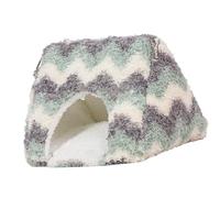 perfk Bird Nest for Cage Parrot Hut Hanging Bird Tent Cute Thick Sleeping Bed Bird Perch for Hamster Parakeet Cockatiel Macaws, L