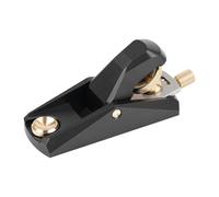 perfk Block Plane Accessory Made of Aluminum Alloy, Lightweight, Professional, Portable, Wood Plane, Carpentry Tool, Black