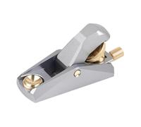 perfk Block Plane Accessory Made of Aluminum Alloy, Lightweight, Professional, Portable, Wood Plane, Carpentry Tool, Mini Silver