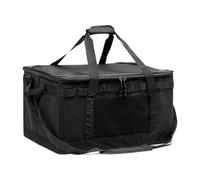 perfk Camping Storage Bag Trunk Organizer 60L Oxford Cloth Foldable Duffle Bags Camping Cookware Organizer for Fishing Picnic, Black