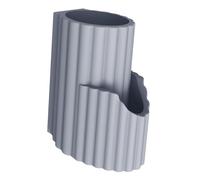 perfk Car Lip Balm Holder Men Women Practical Multifunctional Sleek Lip Balm Storage Rack Vehicle Rack Mount with Sunglasses Holder, Gray