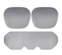 perfk Car Seat Cushion Mesh Pad Polyester Fiber Honeycomb Structure Non-Slip Universal Ergonomic Support Suitable for Cars SUVs Trucks Daily Use, Grey