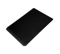 perfk Cat Litter Mat for Controlling Litter Distribution, Easy-to-clean, Non-slip Feeding Mat for Pets, Litter Trapping Mat for The, black