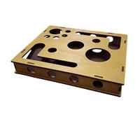 perfk Cat Scratching Board, Cat Tree, Fun Toy, Activity Box for Cats, Kitten Accessories